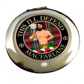 Macfarlane ancient Scottish Clan Chrome Mirror