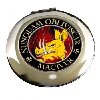 Maciver Scottish Clan Chrome Mirror