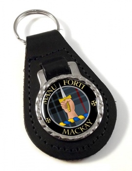 Mackay Scottish Clan Leather Key Fob