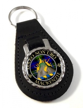 Mackenzie Scottish Clan Leather Key Fob
