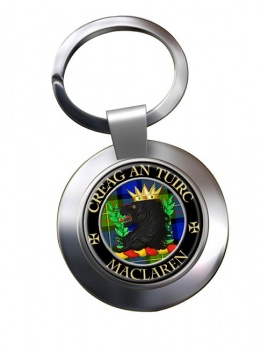 Maclaren Scottish Clan Chrome Key Ring