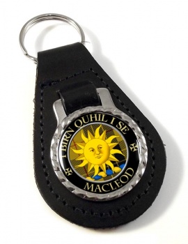 Macleod of Lewis (Old Scots) Scottish Clan Leather Key Fob