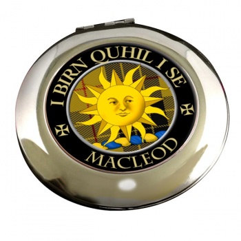 Macleod of Lewis (Old Scots) Scottish Clan Chrome Mirror