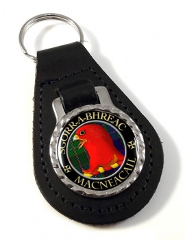 MacNeacail Scottish Clan Leather Key Fob