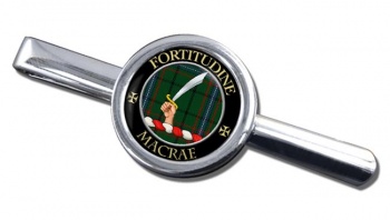 Macrae Scottish Clan Round Tie Clip