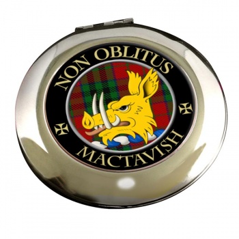 Mactavish Scottish Clan Chrome Mirror