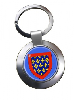 Maine (France) Metal Key Ring