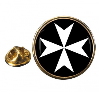 Knights Hospitaller (Order of Saint John) Round Pin Badge
