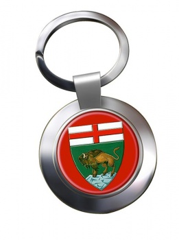 Manitoba (Canada) Metal Key Ring