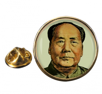 Mao Tse-tung Round Pin Badge