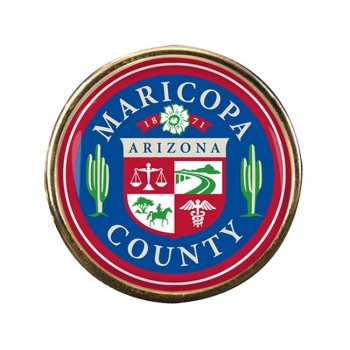 Maricopa County AZ Round Pin Badge