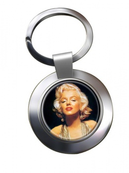 Marilyn Monroe Chrome Key Ring