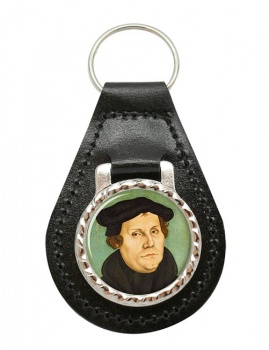 Martin Luther Leather Key Fob