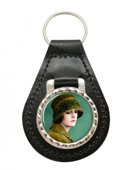 Mary Astor Leather Key Fob