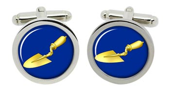 Masonic Trowel Cufflinks in Chrome Box