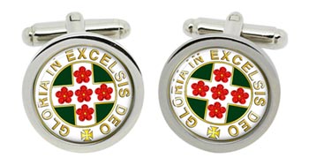 Royal Order of Scotland Masonic Cufflinks in Chrome Box