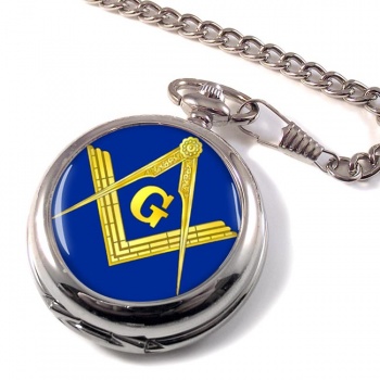 Masonic Square and Compasses Pocket Watch