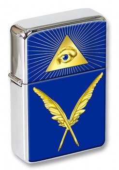 Masonic Lodge Secretary Flip Top Lighter
