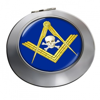 Masonic Skull Chrome Mirror