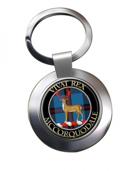 McCorquodale Scottish Clan Chrome Key Ring