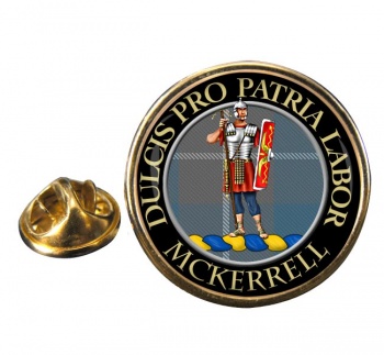 McKerrell Scottish Clan Round Pin Badge