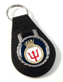 Third Mine Counter Measures Squadron (MCM3) (Royal Navy) Leather Key Fob