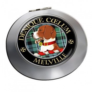 Melville Scottish Clan Chrome Mirror