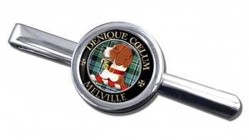 Melville Scottish Clan Round Tie Clip