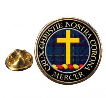 Mercer Scottish Clan Round Pin Badge