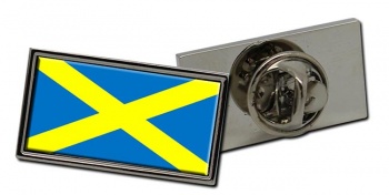 Saint Alban's cross Mercia Flag Pin Badge