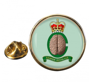 MI6 Round Pin Badge