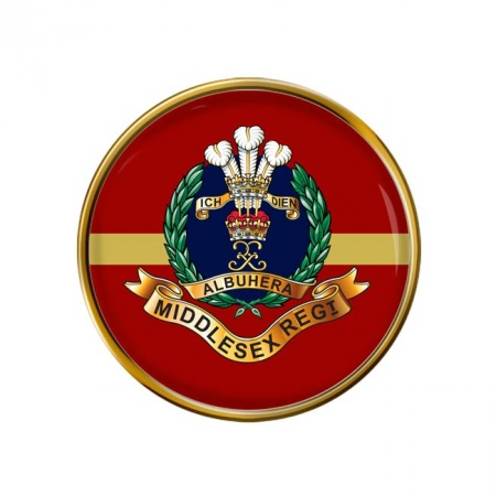 Middlesex Regiment, British Army Pin Badge
