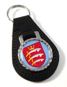 Middlesex (England) Leather Key Fob
