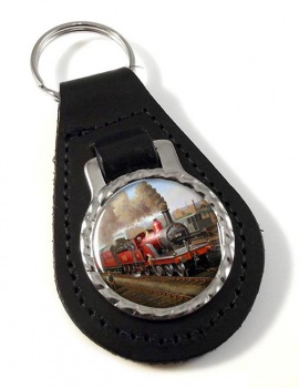 Midland Railway Leather Key Fob