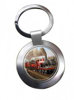 Midland Railway Chrome Key Ring