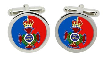 Order of Merit Cufflinks in Chrome Box