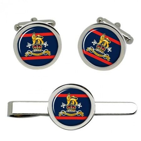 Military Provost Guard Service (MPGS), British Army CR Cufflinks and Tie Clip Set