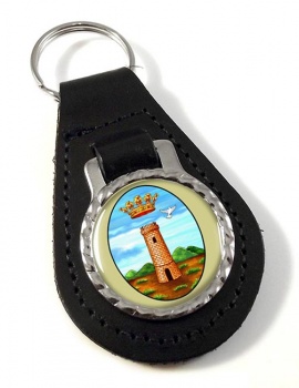 Misilmeri (Italy) Leather Key Fob