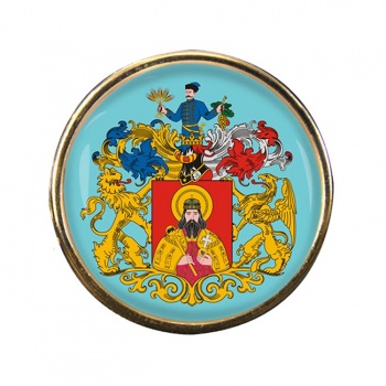 Miskolc Round Pin Badge