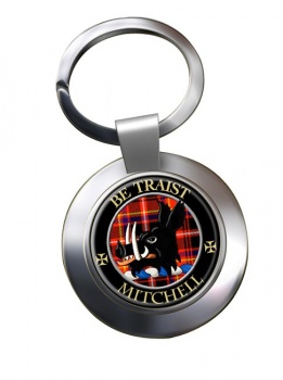 Mitchell of Innes Scottish Clan Chrome Key Ring