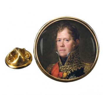 Marshal Michel Ney Round Pin Badge
