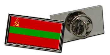 Moldavian Soviet Flag Pin Badge