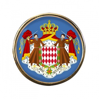 Monaco Round Pin Badge