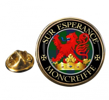 Moncreiffe Scottish Clan Round Pin Badge