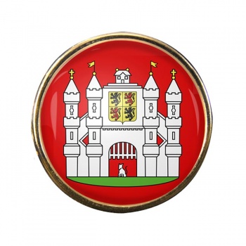 Mons (Belgium) Round Pin Badge