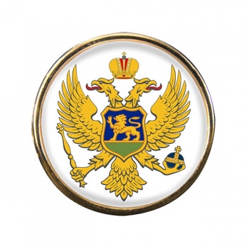 Montenegro Crna Gora Round Pin Badge