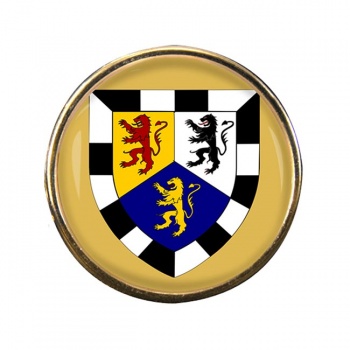 Montgomeryshire Round Pin Badge