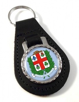 Montreal (Canada) Leather Key Fob