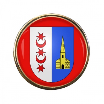 Montreux (Switzerland) Round Pin Badge