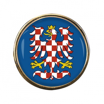Moravia Round Pin Badge